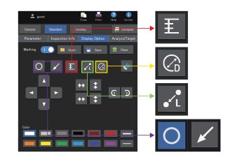 Dimension Display and Marking Functions Simplify Identiﬁcation of Defect Position and Size